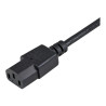 StarTech.com Cable de 1m de Extensión de Alimentación, C14 a C13, 10A