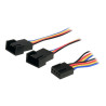 StarTech.com Cable Adaptador Divisor Splitter de 0,3m PWM 4 Pines de A
