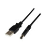 StarTech.com USB2TYPEN1M - Cable 1M Corriente USB A DC 5V | APLIUM