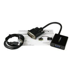 Adaptador Conversor De Video Dvi-d A VGA HD15 1080P | APLIUM