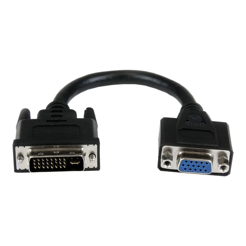 Adaptador Conversor 20CM Dvi-i Macho A VGA HD15 Hembra Cable | APLIUM