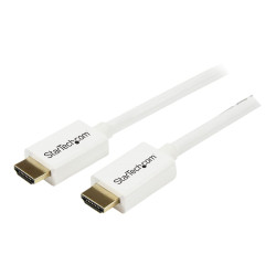 Cable HDMI De Alta Velocidad 5M Macho A Macho CL3 Blanco | APLIUM