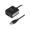 StarTech.com Cable de 1,8m USB a Puerto Serie Serial RS232 con Retenci