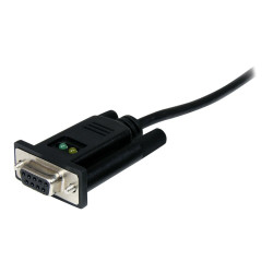 StarTech.com Cable Adaptador de 1 Puerto USB a Módem Nulo Null DB9 RS2