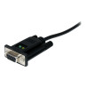 StarTech.com Cable Adaptador de 1 Puerto USB a Módem Nulo Null DB9 RS2