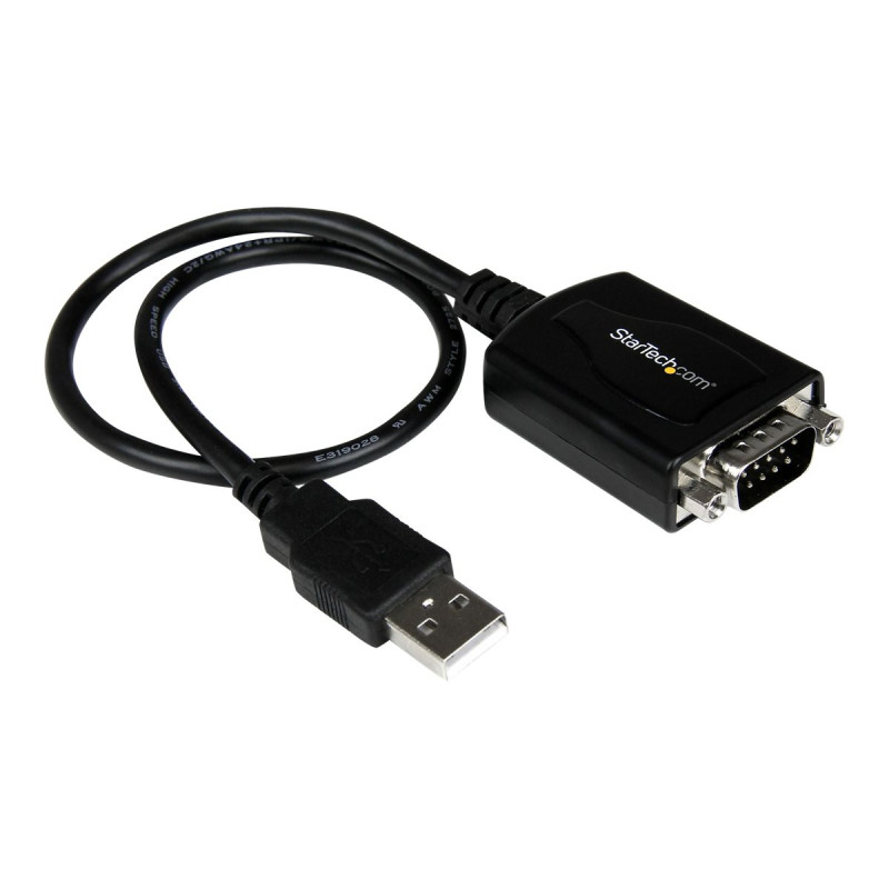 StarTech.com Cable de 0,3m USB a Puerto Serie Serial RS232 con Retenci