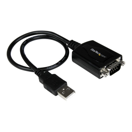 StarTech.com Cable de 0,3m USB a Puerto Serie Serial RS232 con Retenci