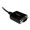 StarTech.com Cable de 0,3m USB a Puerto Serie Serial RS232 con Retenci