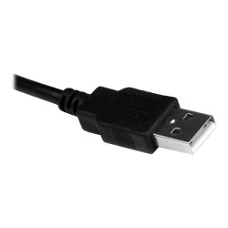 StarTech.com Cable de 0,3m USB a Puerto Serie Serial RS232 con Retenci