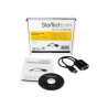 StarTech.com Cable de 0,3m USB a Puerto Serie Serial RS232 con Retenci