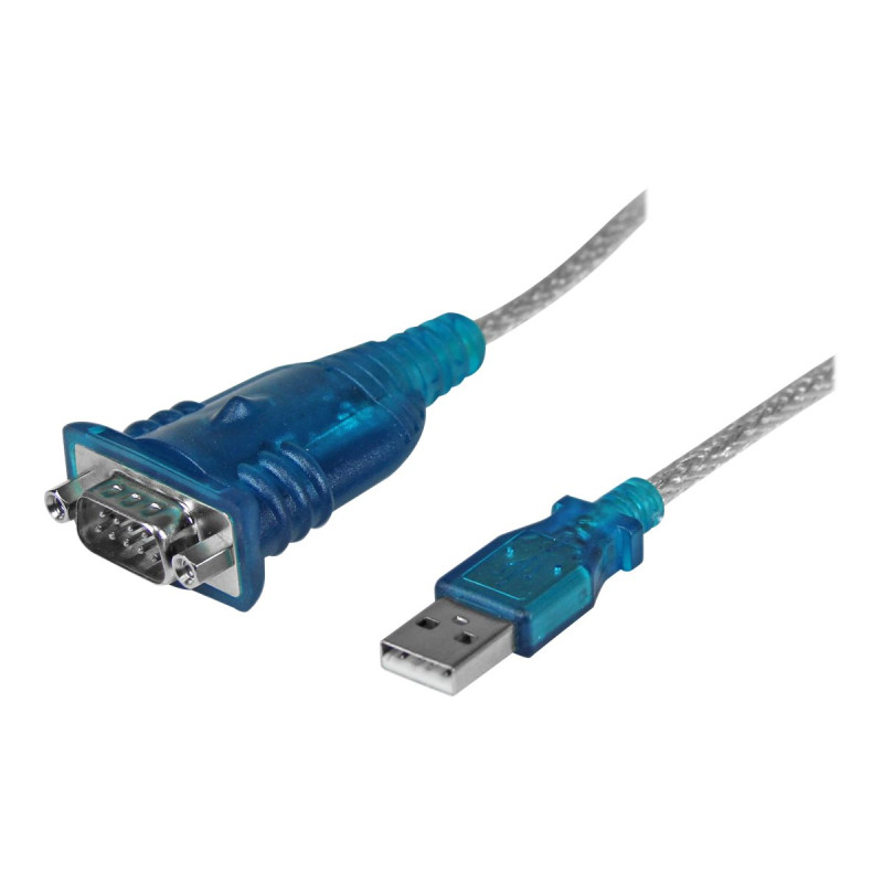 StarTech.com Cable Adaptador USB a Serie RS232 de 1 Puerto Serial DB9