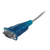 StarTech.com Cable Adaptador USB a Serie RS232 de 1 Puerto Serial DB9