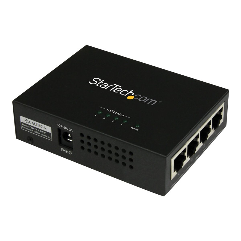 POEINJ4G - StarTech.com Inyector de Alimentación PoE Power | APLIUM