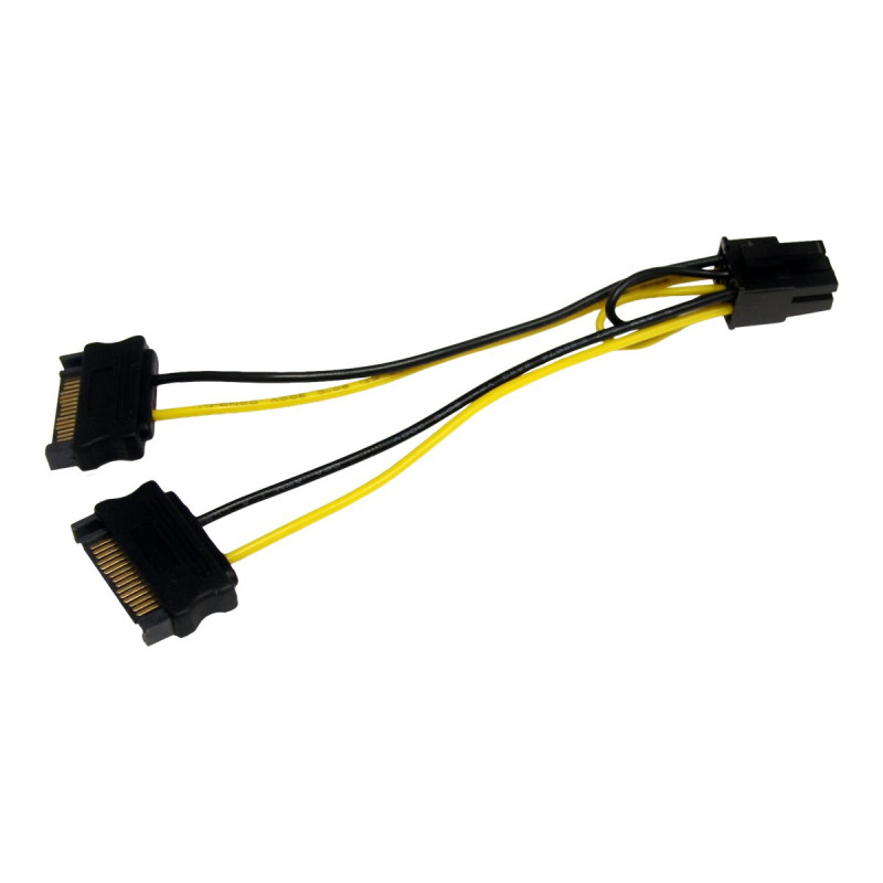 Cable Adaptador 15CM De Poder Sata A Conector 6PINES Corrien | APLIUM