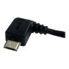 6 ft USB to Left Angle Micro USB Cable