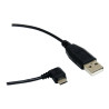 6ft Micro USB Cable - Right Angle MicroB