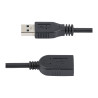 Cable De 15CM Extensor USB 3.0 Alargador USB Superspeed Negr | APLIUM