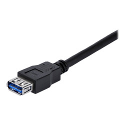 USB3SEXT1MBK - StarTech.com Cable de 1m de Extensión | APLIUM