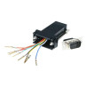 StarTech.com Adaptador Conversor Modular Serie de DB9 a RJ45 - Macho a