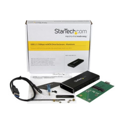 USB 3.1 10Gbps mSATA Drive Enclosure | APLIUM
