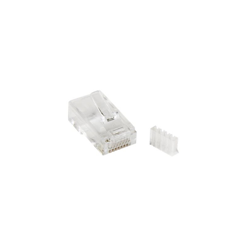 StarTech.com Paquete 50 Unidades Conectores RJ45 Cat6 Modulares - Cone