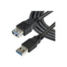StarTech.com Cable USB 3.0 de 2m Extensor Alargador - USB A Macho a He