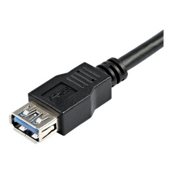 StarTech.com Cable USB 3.0 de 2m Extensor Alargador - USB A Macho a He