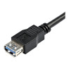 StarTech.com Cable USB 3.0 de 2m Extensor Alargador - USB A Macho a He