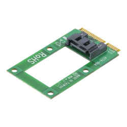 StarTech.com Adaptador mSATA a SATA para Disco Duro o SSD - Tarjeta Co