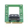 StarTech.com Adaptador mSATA a SATA para Disco Duro o SSD - Tarjeta Co