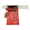 Startech Adaptador PCI Express 3.0 x4 a M.2 para SSD - NGFF AHCI o NVM