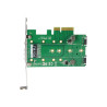 Startech Tarjeta Adaptadora PCI Express 3.0 de 3 Puertos M.2 para SSD
