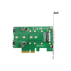 Startech Tarjeta Adaptadora PCI Express 3.0 de 3 Puertos M.2 para SSD