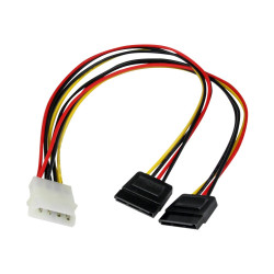 StarTech.com Adaptador Cable Divisor de Alimentación LP4 en Y Molex 4