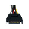 Cable Sata Bifurcador Divisor Splitter De Alimentacion 0.15M | APLIUM