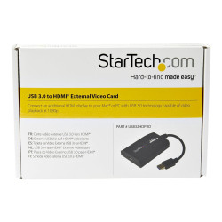 StarTech.com Adaptador Gráfico Externo Multi Monitor USB 3.0 a HDMI HD