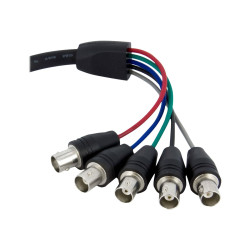 Cable Coaxial De Monitor HD15 VGA A 5 Bnc Rgbhv 30 Cm M A H | APLIUM