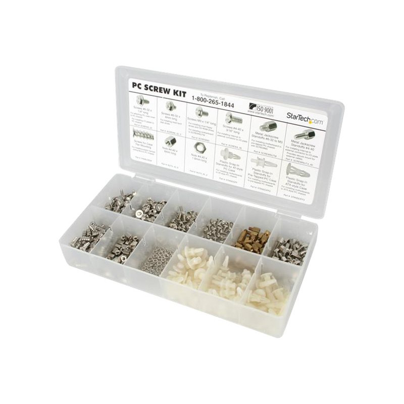 StarTech.com Kit Deluxe de Tornillos para PC - Tornillos, Tu | APLIUM