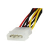StarTech.com PYO2LP4LSATA - Cable 30CM Adaptador Corriente | APLIUM
