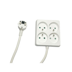 4-way Power Strip Square