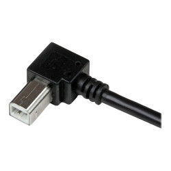 StarTech.com Cable Adaptador USB 2m para Impresora Acodado en Ángulo D