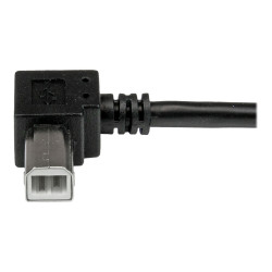 StarTech.com Cable Adaptador USB 2m para Impresora Acodado en Ángulo D
