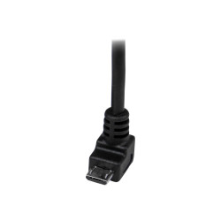Cable 2M Micro USB B A USB A Acodado Hacia Abajo Adaptador | APLIUM