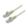 Cable 5M De Red Ethernet CAT5E RJ45 Sin Traba Snagless Gris | APLIUM