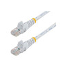 StarTech.com - Cable de Red de 5m Blanco Cat5e Ethernet RJ45 sin Engan