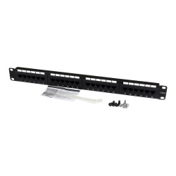 Panel De Parcheo 1U CAT6 110 24 Puertos De Montaje En Rack | APLIUM