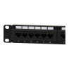 Panel De Parcheo 1U CAT6 110 24 Puertos De Montaje En Rack | APLIUM