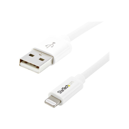 Cable 1M Lightning Apple Ipod iPad iPhone A USB 2.0 Blanco | APLIUM