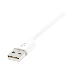 Cable 1M Lightning Apple Ipod iPad iPhone A USB 2.0 Blanco | APLIUM