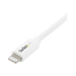 Cable 1M Lightning Apple Ipod iPad iPhone A USB 2.0 Blanco | APLIUM